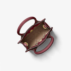 Mercer Extra-Small Pebbled Leather Crossbody Bag | OXBLOOD
