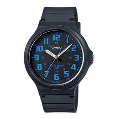 Authentic CASIO general rubber strap, and water resistance watch with one year warranty 
