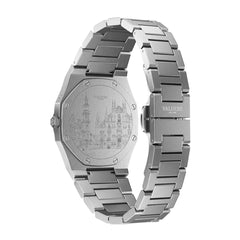 Valuchi Lunar Calendar Unisex Watch | Silver Aquamarine